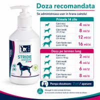 TRM Stride Advanced 200ml - Supliment pentru Sistemul Articular al Câinilor XS-XL - 5
