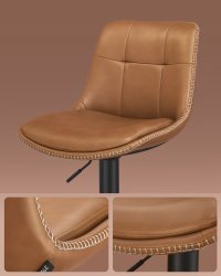 Set 2 buc. Scaune de bar Vasagle Maro 44x48x112 cm - 1
