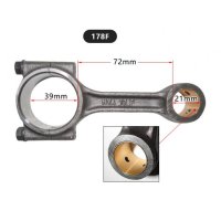 Biela motor diesel 178F - compatibila cu Yanmar L70 si Kipor - 2