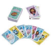 UNO Junior Gabby's Dollhouse - Joc de Carti pentru 2-4 Jucatori, Recomandat de la 3 Ani - 1