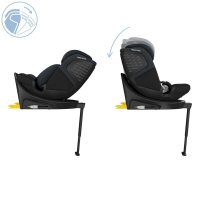 Scaun auto I-Size Maxi-Cosi Emerald 360 S Tonal Graphite cu isofix, picior de sustinere, rotatie 360, protectie la impact lateral - 3