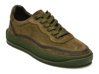 Pantofi GRYXX 17121 Kaki din Piele Intoarsa - 1