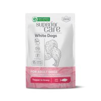 NATURES PROTECTION Superior Care Monoprotein Plic Hrană Umedă pentru Câini Albi, XS-XL, 70g - 1