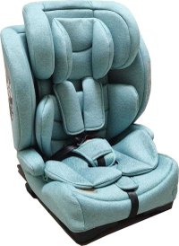 Scaun auto Baby Care Safety Plus Verde Turcoaz 9-36 kg, Certificare R-129 i-Size, Tetiera Reglabila, Prindere cu Centura, Husa Detasabila - 4