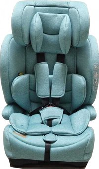 Scaun auto Baby Care Safety Plus Verde Turcoaz 9-36 kg, Certificare R-129 i-Size, Tetiera Reglabila, Prindere cu Centura, Husa Detasabila - 1
