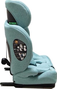 Scaun auto Baby Care Safety Plus Verde Turcoaz 9-36 kg, Certificare R-129 i-Size, Tetiera Reglabila, Prindere cu Centura, Husa Detasabila - 3