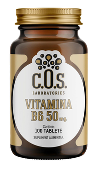 COS Laboratories Vitamina B6 50mg - 100 Tablete pentru Sanatate Optimala - 1