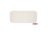 Covoras antiderapant de cada cu ventuze 76x34 cm alb - 1