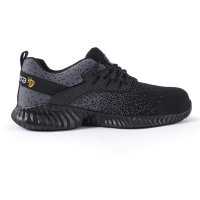 Pantofi de protectie Texo Fly S1, usori si aerisiti, cu bombeu metalic Negru - 1