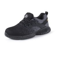 Pantofi de protectie Texo Fly S1, usori si aerisiti, cu bombeu metalic Negru - 5
