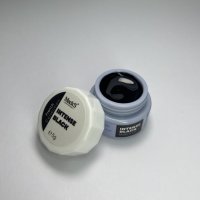Gel Negru Intense Black Mack's 5gr pentru French si Nail Art | FSM Romania - 1