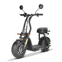 Scuter electric pentru adulti Solley Mini F1, 1000W putere, baterie Li-Ion 48V 13Ah, culoare neagra - 1