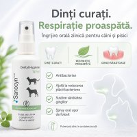 SANOCYN Forte Spray pentru Igiena Dentara a Câinilor si Pisicilor, 75ml - Antibacterian si Anti-Tartru - 5