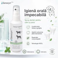 SANOCYN Forte Spray pentru Igiena Dentara a Câinilor si Pisicilor, 75ml - Antibacterian si Anti-Tartru - 4