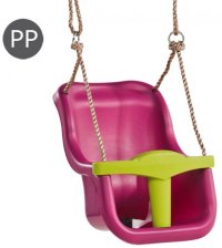 Leagan Baby Seat Luxe purplelime green franghie PP 10 - 1