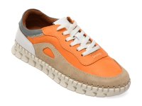 Pantofi sport GRYXX portocalii din piele naturala, model 1391993 - 1