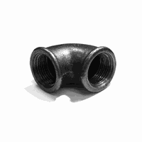Cot din fonta neagra FF, filet interior-interior, 1 1/2 inch - 1