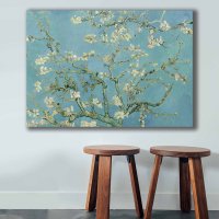 Tablou Canvas Almond Blossoms Van Gogh 70x100 cm Multicolor - 1