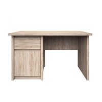 Birou NORTON, 1 usa, 1 sertar, stejar sonoma, 120x60x76 cm - 1