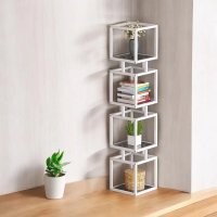 Biblioteca Art din metal culoare alb 150 cm - 1