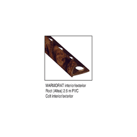Profil interior din PVC marmorat Root (altea) - Colt interior 2.6 m - 2