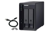 QNAP TR-002 2-Bay USB RAID Tower, 2.5/3.5 SATA 6Gbps HDD Support, USB 3.1 Type-C, 36W Power Adapter, 2-Year Warranty - 12