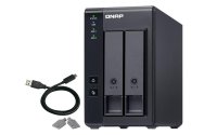 QNAP TR-002 2-Bay USB RAID Tower, 2.5/3.5 SATA 6Gbps HDD Support, USB 3.1 Type-C, 36W Power Adapter, 2-Year Warranty - 8