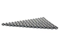 Set prastie cu lase, Sling Queen, metalic, 11.5 cm, cu boloboc, maner lemn, maro si 300 bile - 5