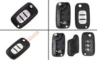 Carcasa cheie auto tip briceag Techstar pentru Renault – 3 butoane, compatibila cu Clio, Megane, Kangoo, Fluence - 5