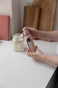 Husa Biberon BIBS din Sticla 225 ml - Nuanta Blush - 3