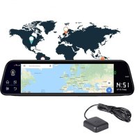 Camera Auto Dubla Tip Oglinda Techstar® Z9 Plus, Android 8.1, 4G si WiFi, 9.66" IPS Touch Full HD, Hotspot, ADAS, GPS - 7