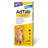ADTAB, deparazitare externă pisici, comprimate masticabile ADTAB, deparazitare externă pisici, (0.5 - 2kg), comprimate masticabile, 12mg x 1buc - 2