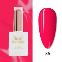 Oja Semipermanentă Everin Royal Collection 10 ml – 86 Royal Hot Pink | Roz Intens Neon - 1