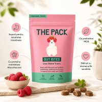 THE PACK Gut Bites pentru caini, XS-XL, 100g, recompense din fructe pentru un sistem digestiv sanatos - 4