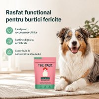 THE PACK Gut Bites pentru caini, XS-XL, 100g, recompense din fructe pentru un sistem digestiv sanatos - 3