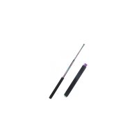 Baston telescopic Dalimag din otel, 64 cm, 3 sectiuni, finisaj fade, maner din burete, husa si cutie - 2