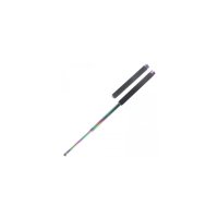 Baston telescopic Dalimag din otel, 64 cm, 3 sectiuni, finisaj fade, maner din burete, husa si cutie - 1