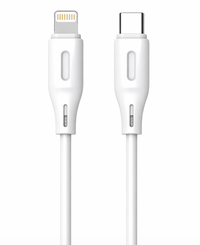 Cablu USB-C la Lightning 27W, 1m, Q SJ49C pentru dispozitive Apple - 1