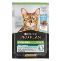 PURINA Pro Plan Sterilised Maintenance, Cod, plic hrană umedă pisici sterilizate, (pate), bax, 75g x 10buc - 2