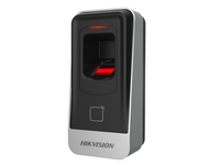 Cititor biometric Hikvision DS-K1201AEF cu suport pentru carduri EM 125Khz si capacitate de 5000 amprente - 1