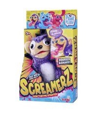 Simba Screamerz, jucarie de plus in forma de maimuta, mov si alb - 1