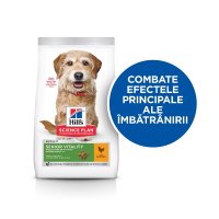 HILL'S SCIENCE PLAN Senior Vitality 7+, XS-S, Pui, hrană uscată câini senior, 6kg - 3