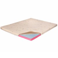 Topper Saltea Ortopedic 130x190 - Latex 6+2+1 cm, Husa Bio Bumbac, Hotel Range - 1