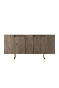 Consolă Luxe Nuc 160x35x80 cm - 9