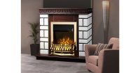 Semineu electric Nazary mini nuc & Galileo gold, Art Flame, 874x1080x245 mm, 2000W - 1