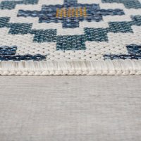 Covor Zia Trellis Outdoor Albastru 120x170 cm, Flair Rugs - 3