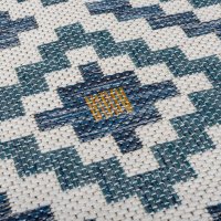 Covor Zia Trellis Outdoor Albastru 120x170 cm, Flair Rugs - 4