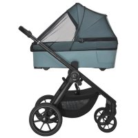 Carucior 2 in 1 pentru copii Espiro Yoga Verde 0-22 kg, premium, toate accesoriile incluse - 6