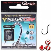 Carlige Gamakatsu Power Hair Rigger pentru crap, 10 bucati/plic, marimea nr. 12 - 1