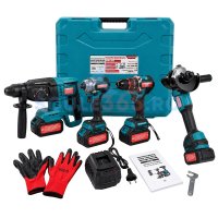 Trusa de Scule cu Acumulator CAMPION PROFESSIONAL CMP1829 - 4 Unelte si 3 Acumulatori 48V - 1
